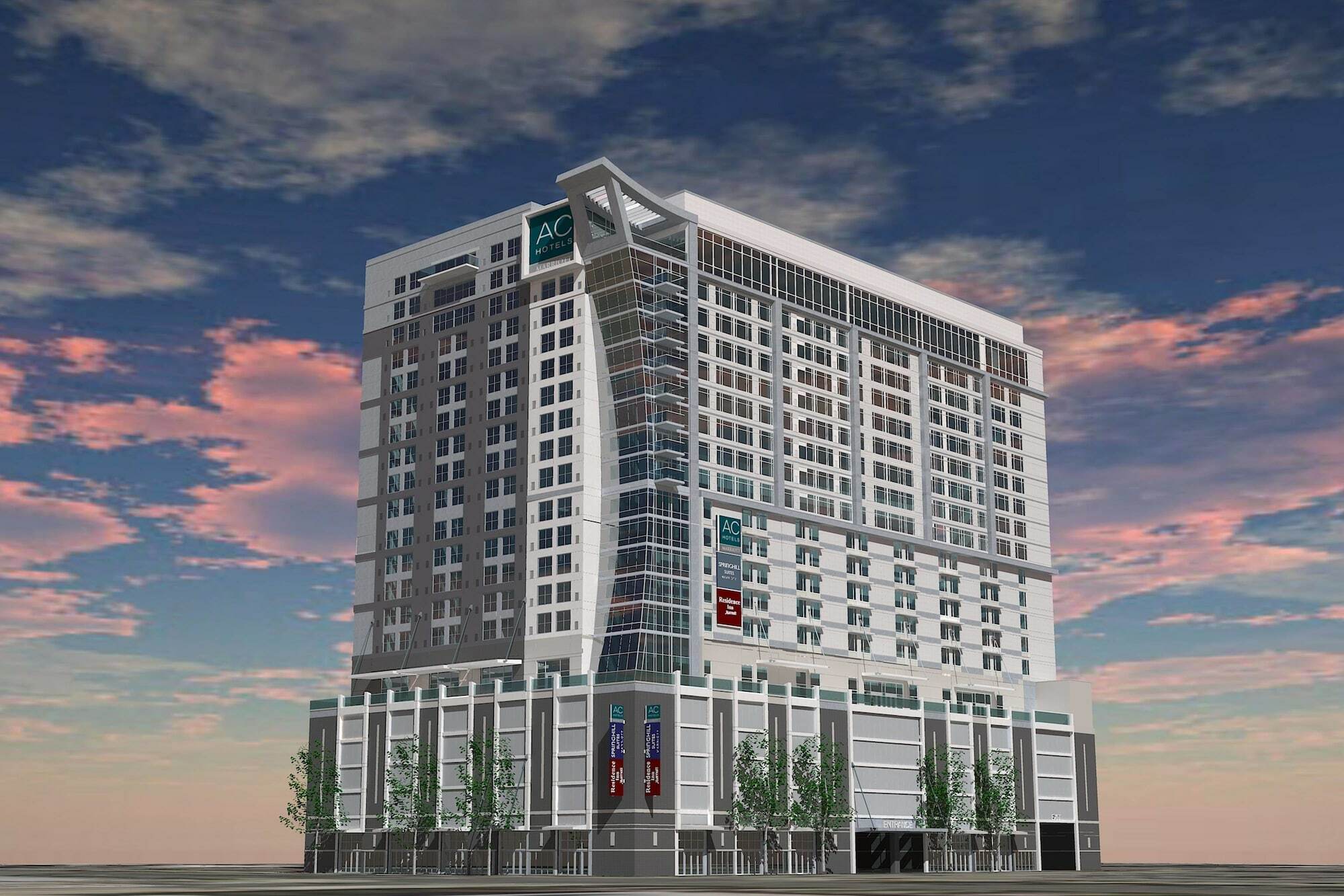 Springhill Suites By Marriott Nashville Downtown/Convention Center Eksteriør billede